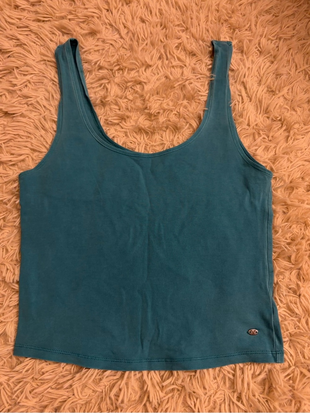 Vintage AE Teal Scoop Neck Tank Top